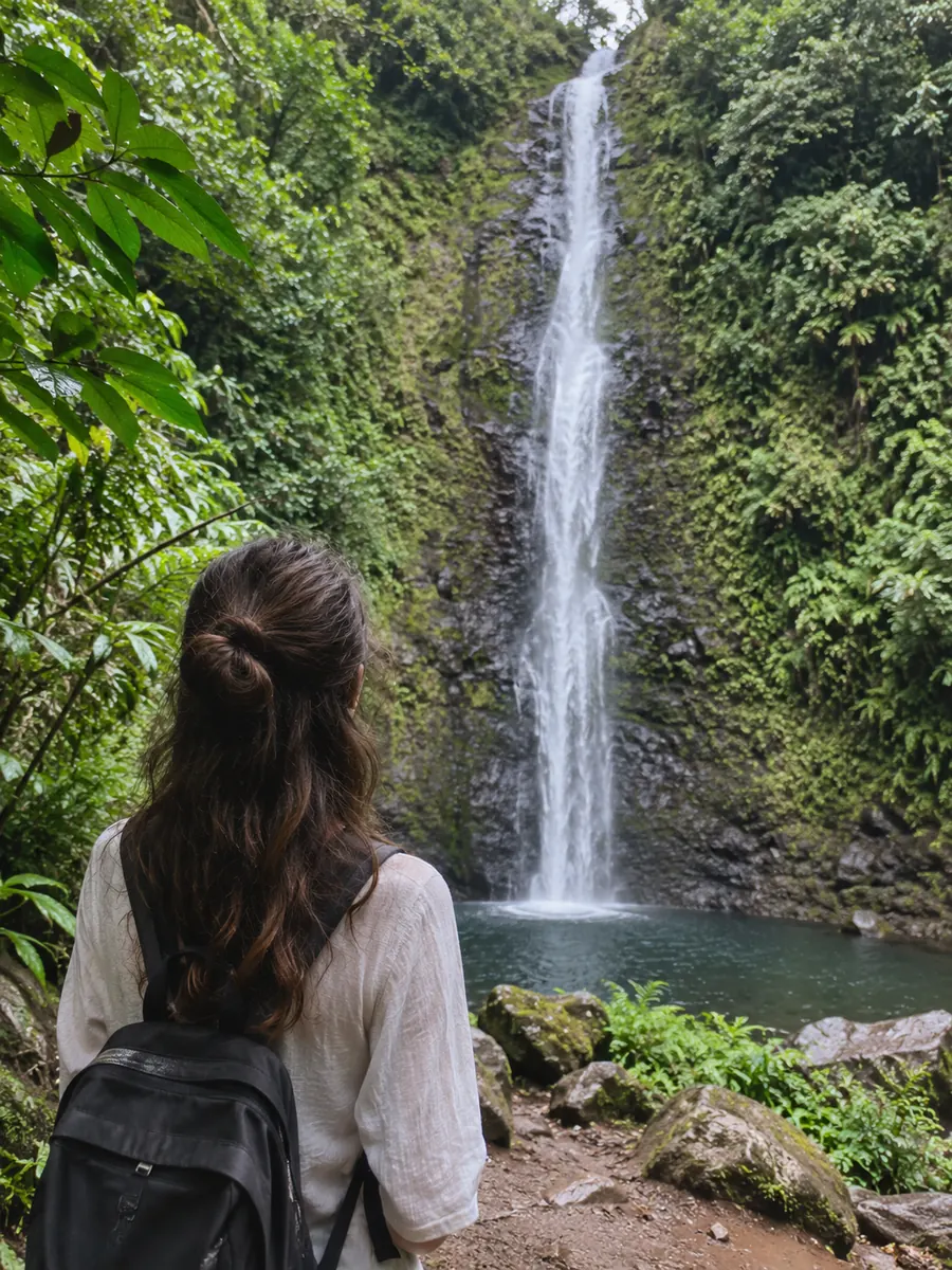 Vue à Manoa Falls